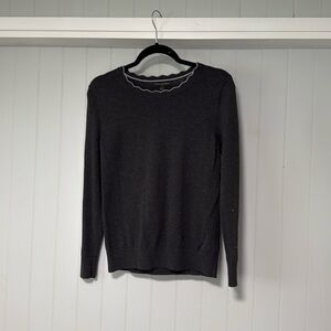 Banana Republic Scalloped Neck Sweater